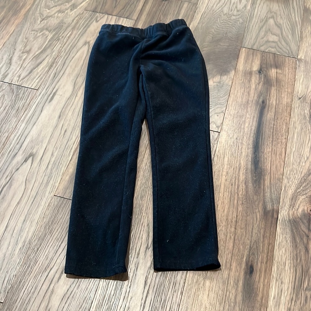 Crazy 8 Kids Fleece Leggings (Black) Size S 5/6